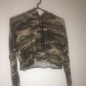 Cute camo crop top